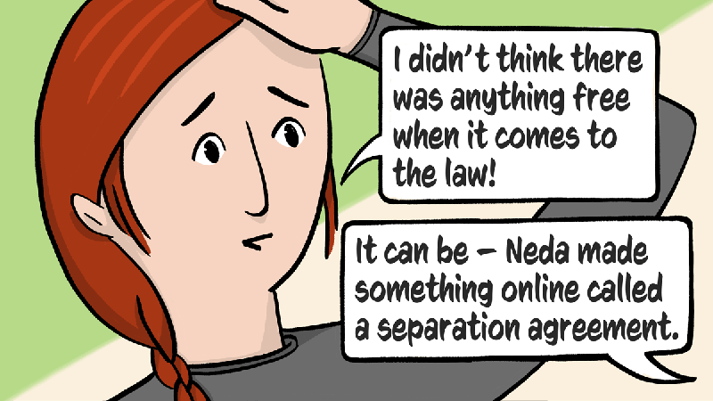Separation: put it in writing