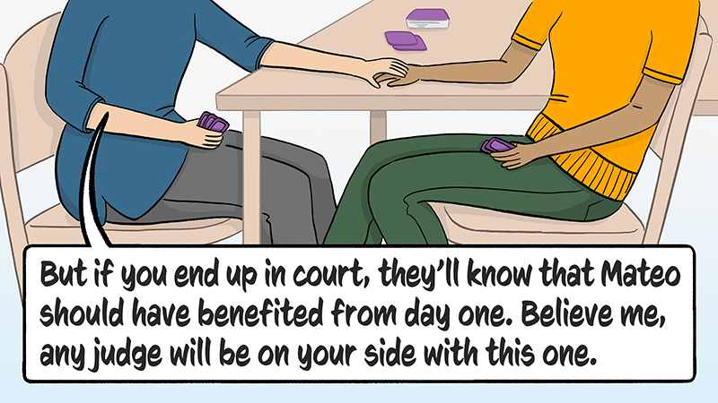 Retroactive child support - Panel 11 of 12